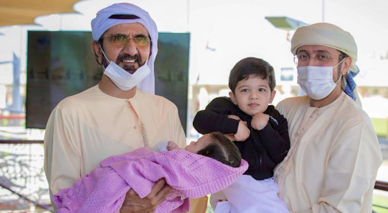 sheikh mohammed family photos