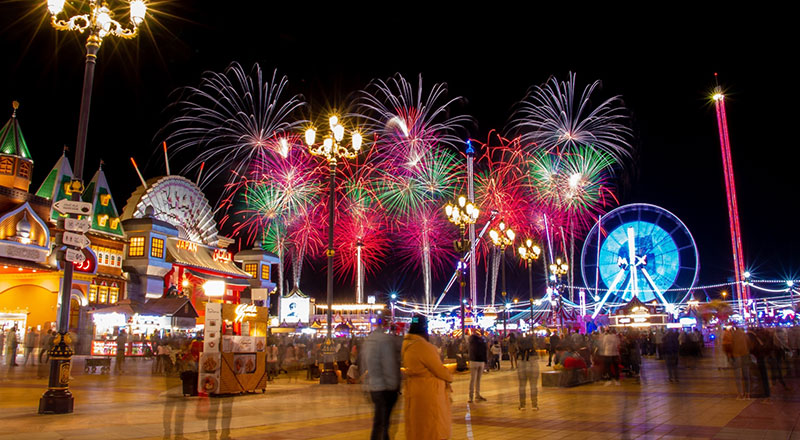 global village fireworks