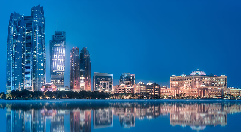 abu dhabi skyline