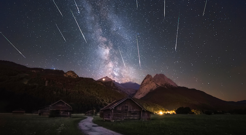 perseids meteor shower dubai