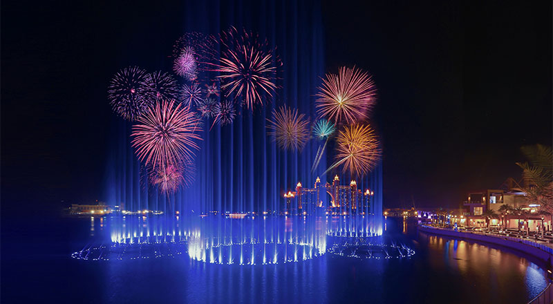 fireworks in dubai