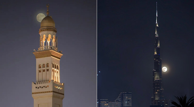 supermoon in uae