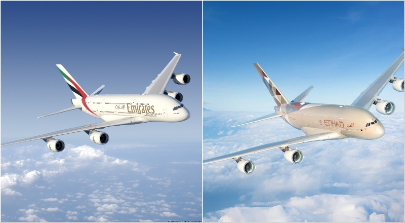 emirates etihad top airlines