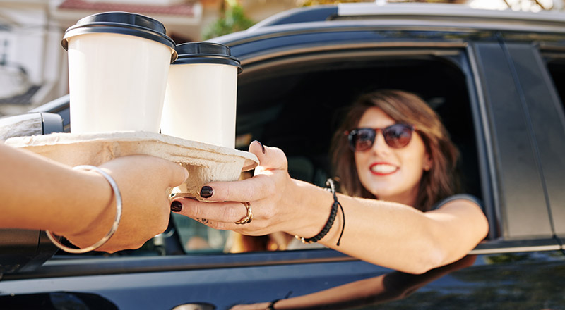 drive thru coffee in Dubai