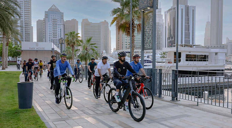 Sheikh Mohammed at Dubai Canal