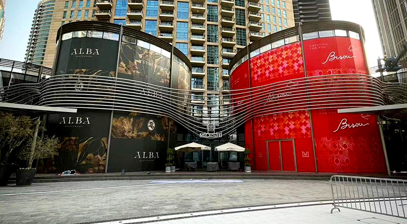 Bisou and Alba restaurant - dubai opera